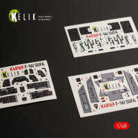 F-16I SUFA - interior 3D decals for GWH kit