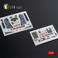 A-4M SKYHAWK - interior 3D decals for Hasegawa