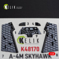 A-4M SKYHAWK - interior 3D decals for Hasegawa