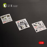 F-15C (Early) - interior 3D decals for Hasegawa