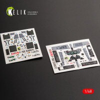 F-15E (Early) - interior 3D decals for Hasegawa