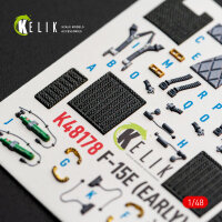 F-15E (Early) - interior 3D decals for Hasegawa