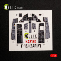 F-15J (Early) - interior 3D decals for Hasegawa