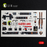 AMX - interior 3D decals for Hobby Boss