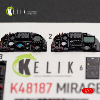 Mirage F1C/CR - interior 3D decals for Italeri