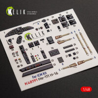 He-111 H-16 - interior 3D decals for ICM