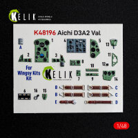 Aichi D3A2 Val - interior 3D decals for Wingsy Kits