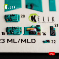 MiG-23 ML/MLD - interior 3D decals for Trumpeter