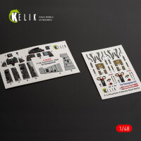 F-4E Terminator - interior 3D decals for Hasegawa