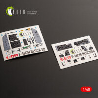 F-16CM - interior 3D decals for Great Wall Hobby