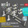 US NAVY MHU-191/M (AERO 21A) Munitions Transporter (with adapters for missiles) (Carrier Fleet) (3D Printed model kit)