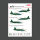 Su-25 Frogfoot Clover (BLUE 01, 04, 10, 22, 33) Ukrainian Air Forces (Main Decals with Stencils)(1/48)