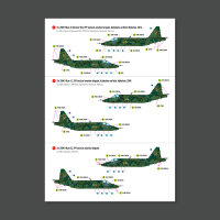 Su-25 Frogfoot Clover (BLUE 03, 05, 41, 45) Ukrainian Air Forces (Main Decals with Stencils)(1/48)