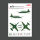 Su-25 Frogfoot Clover (BLUE 03, 05, 41, 45) Ukrainian Air Forces (Main Decals with Stencils)(1/48)