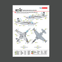 Su-25 Frogfoot LIGHT Digital (Pixel) (BLUE 19, 20, 32, 36) Ukrainian Air Forces (Main Decals with Stencils)