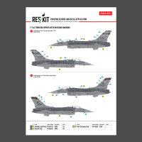 F-16C Fighting Vipers (Block 30,40,42,50,52) with mission marking (Main Decals with Stencils)