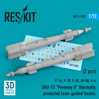 GBU-12 Paveway II thermally protected laser guided bombs...