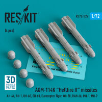 AGM-114K Hellfire II missiles (4 pcs) (AH-64, AH-1,...