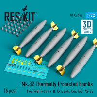 Mk.82 thermally protected bombs (6 pcs) (F-4, F-8, F-14...