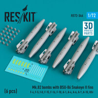 Mk.82 bombs with BSU-86 Snakeye II fins (6 pcs) (F-4,...