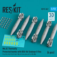 Mk.82 bombs with BSU-86 Snakeye II fins (6 pcs) (F-4,...