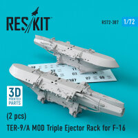 TER-9/A MOD Triple Ejector Rack for F-16 (2 pcs) (3D...