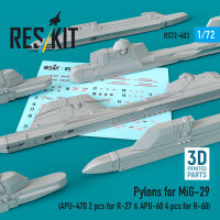Pylons for MiG-29 (APU-470 2 pcs for R-27 & APU-60 4...