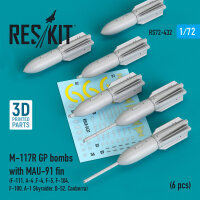 M-117R GP bombs with MAU-91 fin (6 pcs) (F-105, F-111,...