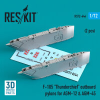 F-105 Thunderchief outboard AGM-12 & AGM-45 pylons (2...