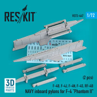 NAVY inboard pylons for F-4 Phantom II (2 pcs) (F-4B,...