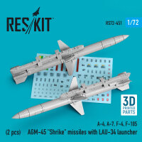 AGM-45 Shrike missiles with LAU-34 launcher (2 pcs) (A-4,...