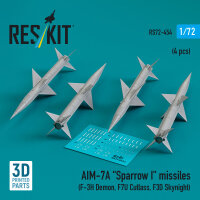 AIM-7A Sparrow I missiles (4 pcs) (F-3H Demon, F7U...