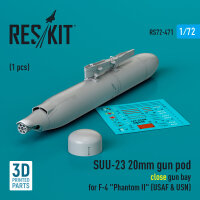 SUU-23 20mm gun pod (close gun bay) for F-4 Phantom II...