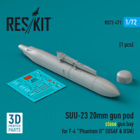 SUU-23 20mm gun pod (close gun bay) for F-4 Phantom II...