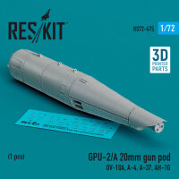 GPU-2/A 20mm gun pod (1 pcs) (OV-10A, A-4, A-37, AH-1G)...