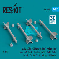 AIM-9B Sidewinder missiles (4 pcs) (A-4, A-7, F-4D1, F-4,...