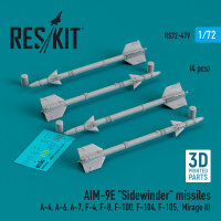 AIM-9E Sidewinder missiles (4 pcs) (A-4, A-6, A-7, F-4,...