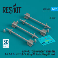 AIM-9J Sidewinder missiles (4 pcs) (F-4, F-5, F-16, F-15,...