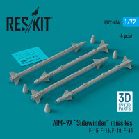 AIM-9X Sidewinder missiles (4 pcs) (F-15, F-16, F-18,...