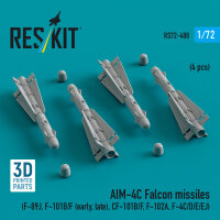 AIM-4C Falcon missiles (F-89J, F-101B/F (early, late),...