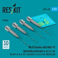Mk.83 bombs with MAU-91 thermally protected (4 pcs)...