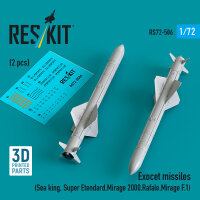 Exocet missiles (2 pcs) (Sea King, Super Etendard, Mirage...