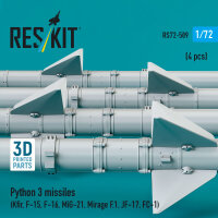 Python 3 missiles (4 pcs) (Kfir, F-15, F-16, MiG-21,...