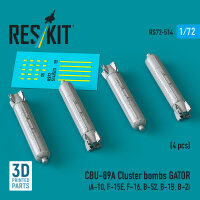 CBU-89A cluster bombs GATOR (4 pcs) (A-10, F-15E, F-16,...