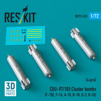 CBU-97/105 cluster bombs (4 pcs) (F-15E, F-16, A-10,...