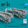 LAU-88 with (2 pcs) AGM-65 Maverick missiles (6 pcs) (A-7D, F-4, A-10, F-16) (3D Printed)