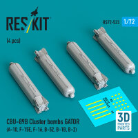CBU-89B cluster bombs GATOR (4 pcs) (A-10, F-15E, F-16,...