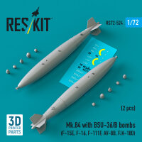 Mk.84 with BSU-36/B bombs (2 pcs) (F-15E, F-16, F-111F,...