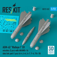 AGM-62 Walleye I ER missiles (2 pcs) with AN/AWG-16 data...