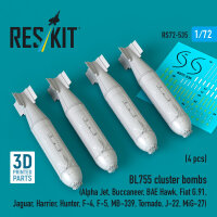 BL755 cluster bombs (4 pcs) (Alpha Jet, Buccaneer, BAE...